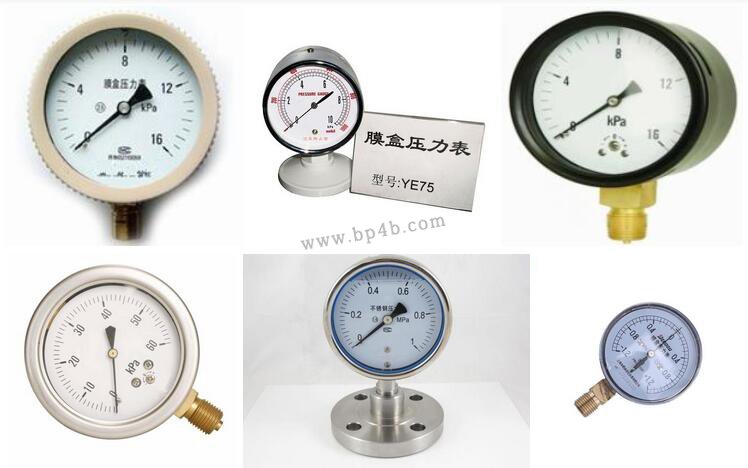 膜盒壓力表廠家_膜盒壓力表選型報價